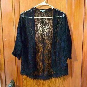Charlotte Russe lace cardigan size small